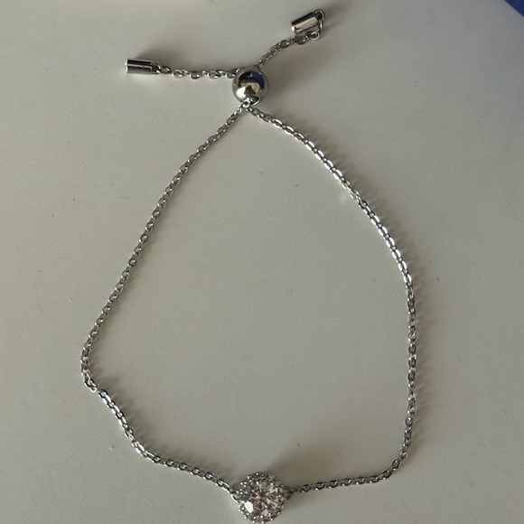 Swarovski Silver Bracelet with Crystal Accent - Picture 6 of 7